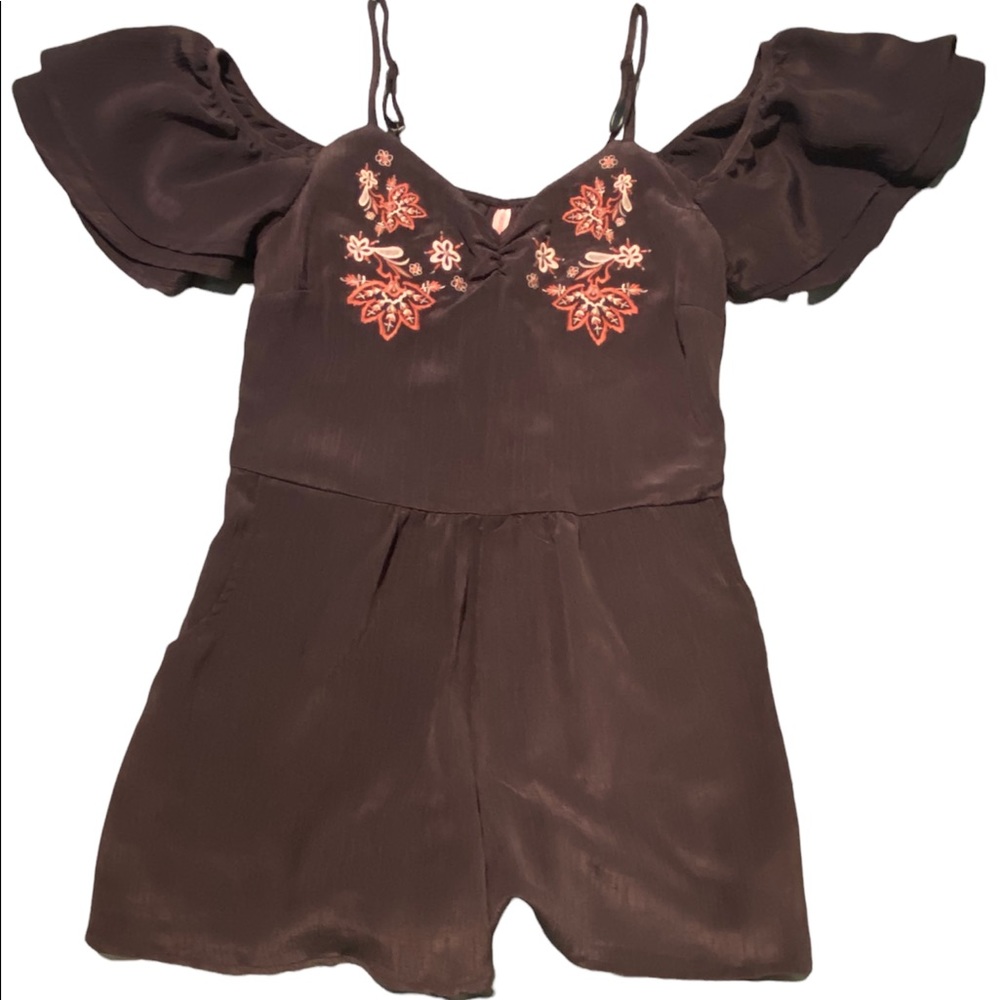 Xhilaration Black Romper